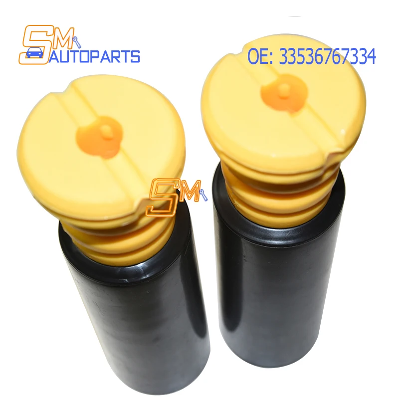 High Quality 2PCS 33536767334 33504034410 Rear Shock Absorber Dust Cover Kit for BMW E81 E82 E88 E90 E92