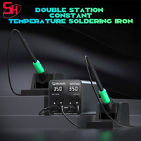 MECHANIC A210 Max Dual-Station Constant Temperature Desktop Soldering Station For C210 Soldering Iron Handle Rework Station Tool