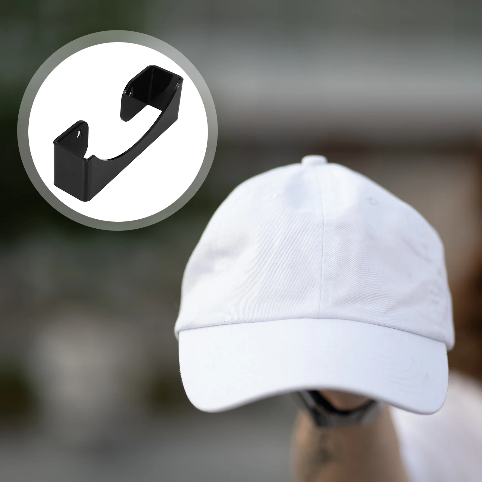 

Baseball Organizer Acrylic Wall-Mounted Space Saving Holder For Bedroom Closet Living Room Storage Rack Baseball Hat