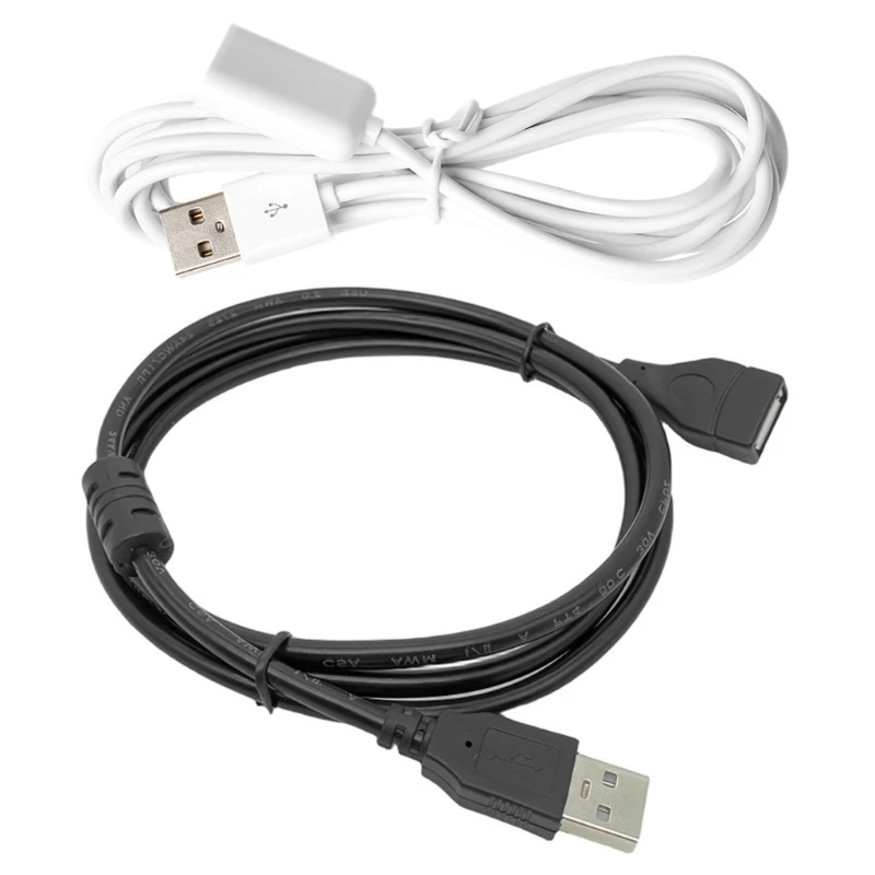 2M USB 2.0 Male to Female Data Sync Extension Cable Wire for PC Laptop Charger Fast Data Transfer&Easy Connection