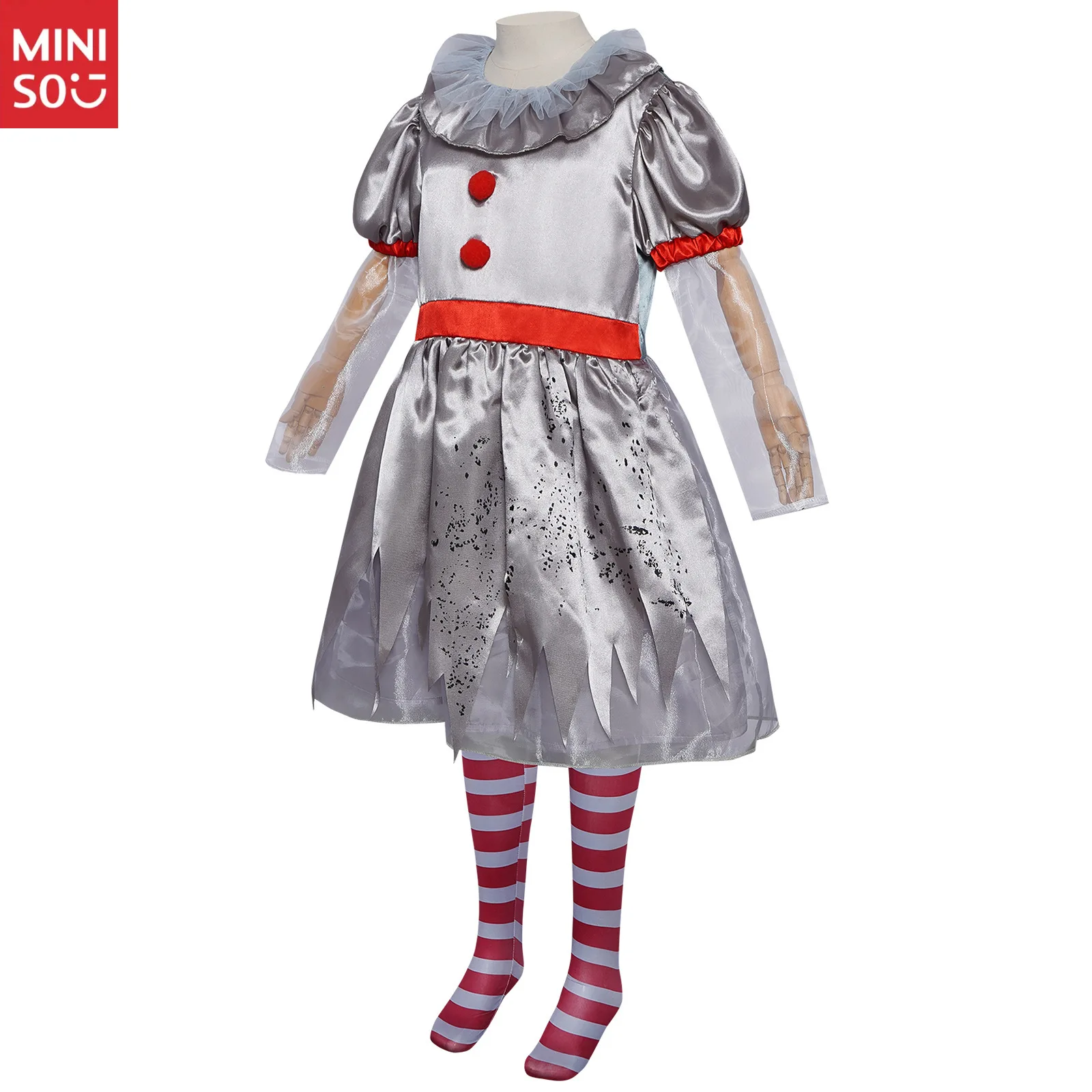 زي IT Pennywise التنكري، زي المهرج لعرض المسرح للأطفال والكبار #6