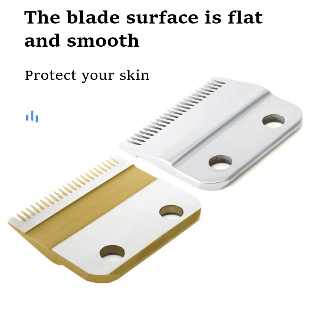 Kemei 1986เดิมที่ตัดขนใบมีดสกรูเงินทองเปลี่ยนใบมีด Trimmer เหล็กกล่องอุปกรณ์เสริมใบมีด