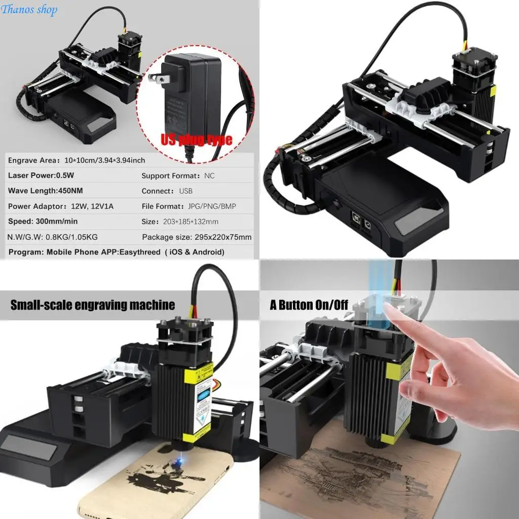 0.5W Lasers Module 450nm Lasers Engraver Head for Lasers Engraving Cutting X37A