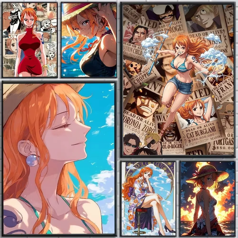 One Piece Nami Manga Anime Character Jigsaw Puzzles 500/1000/1200/2000PCS Handmade Art Exquisite Home Decor Gift No Frame