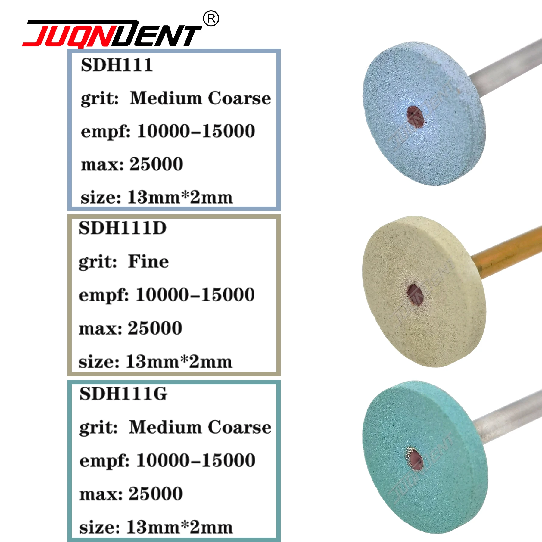 Dental Polisher Ceramic Diamond Grinding Head for Zirconia Porcelain Workpiece Dentistry Tool Lab Materials