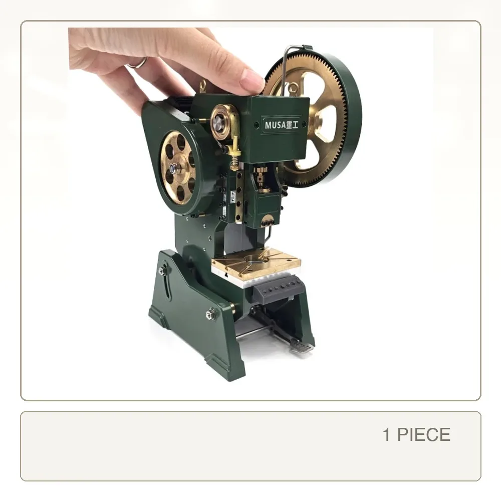 MUSA Single Punch Continuous Stamping Machine, Metal Mini Hydraulic Press Model, Small Punch, Men Collection Toys