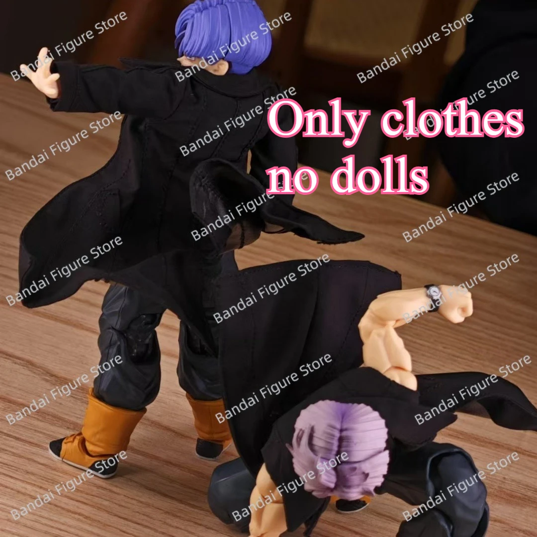 

Dragon Ball Super Anime Shf Torankusu Handmade Long windbreaker Clothes Built In Iron Wire Is Suitable for 1/12 Humanoid Toys