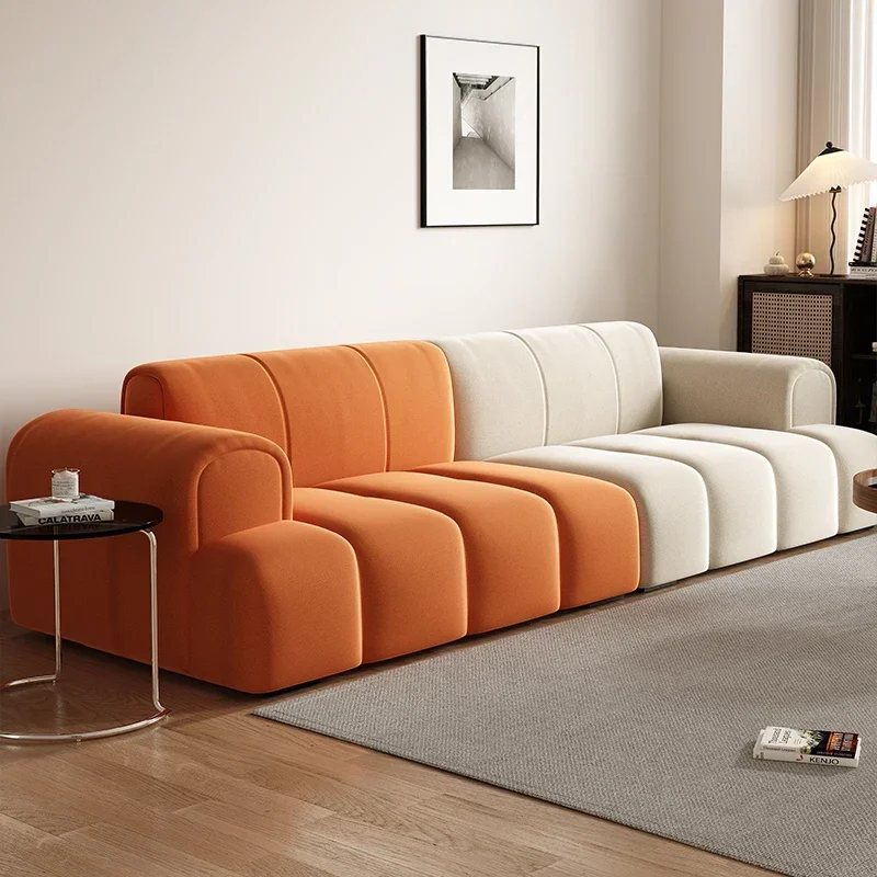 

Nordic Unique Living Room Sofas Cloth Art Armchair Lazy Sofas Chair Chaise Lounge Luxury Divani Da Soggiorno Home Furniture