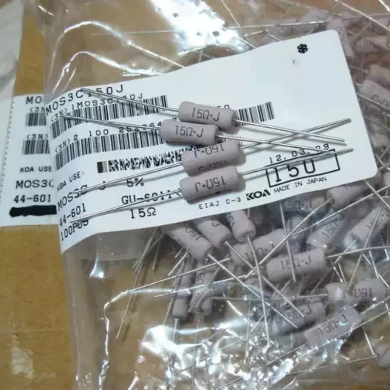 Japanese KOA 3W 15R resistor metal oxide film copper pin M0S3C150J imported original