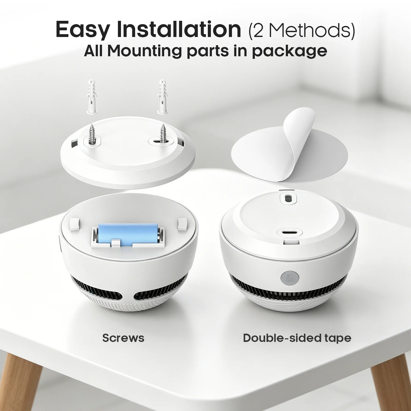 Detector de humo autónomo (paq - Smoke Alarm Escape Light reseña y precio