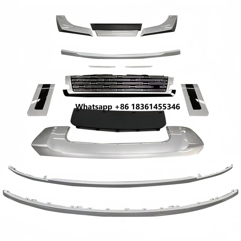 For 23-24 Model Range Rover Administrative Edition Black Ash Package with Creation Shark Gills Body Decorative Strip Suitable