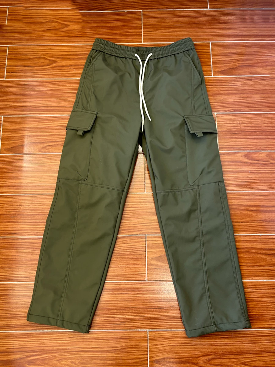 

Мужские рабочие брюки из софтшелла в стиле милитари, прямые, для активного отдыха, для альпинизма, с множеством карманов