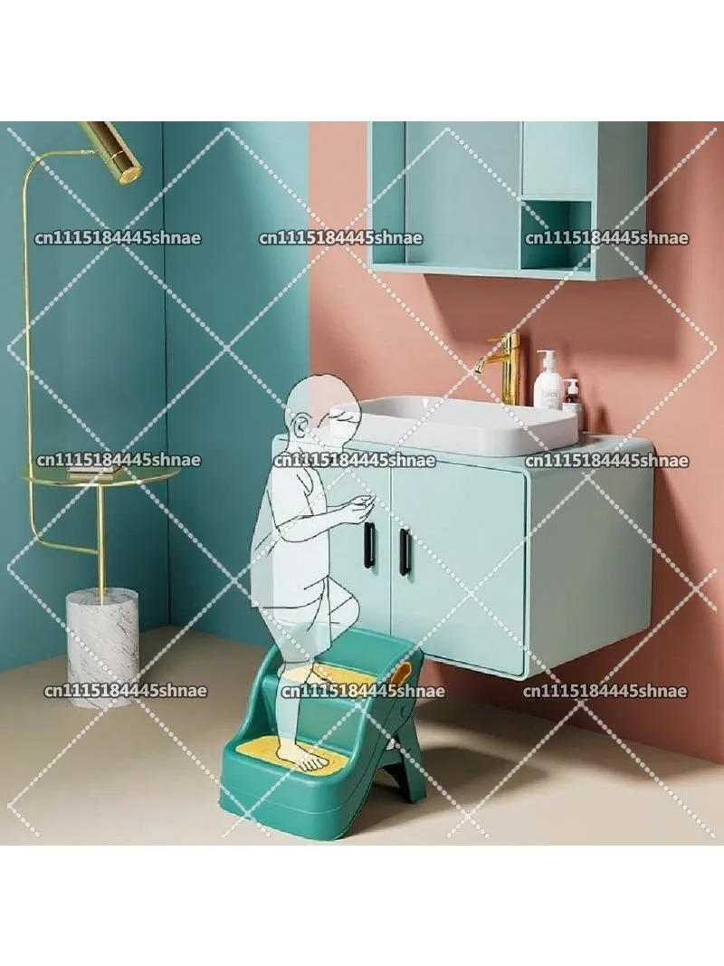 Folding Anti-slip Footrest Hand Washing Face Step Stool for Home Use