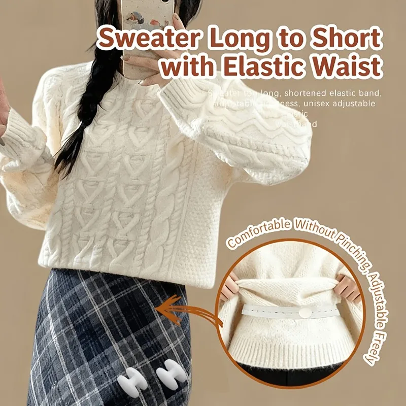 Shirt Stay Belt Adjustable Elastic T-Shirt Waist Tuck Tool For Clothing Hem Fixing Non-slip Wrinkle-Proof Shirt Holder Straps