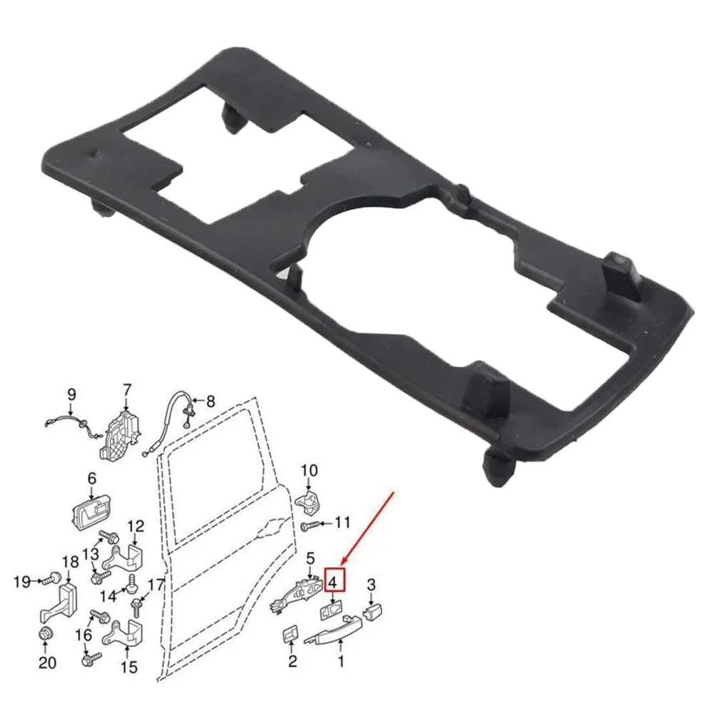 Easy to Install Rubber Gasket for Exterior Door Handle Cap Compatible with For Land Rover and For Range Rover Models