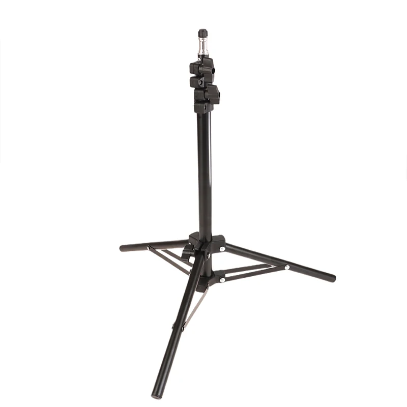 Universal Photo Light Tripod Stands Retractable Photo Light Stands Aluminum Portable Stands Adjustable Height For Photo Lights