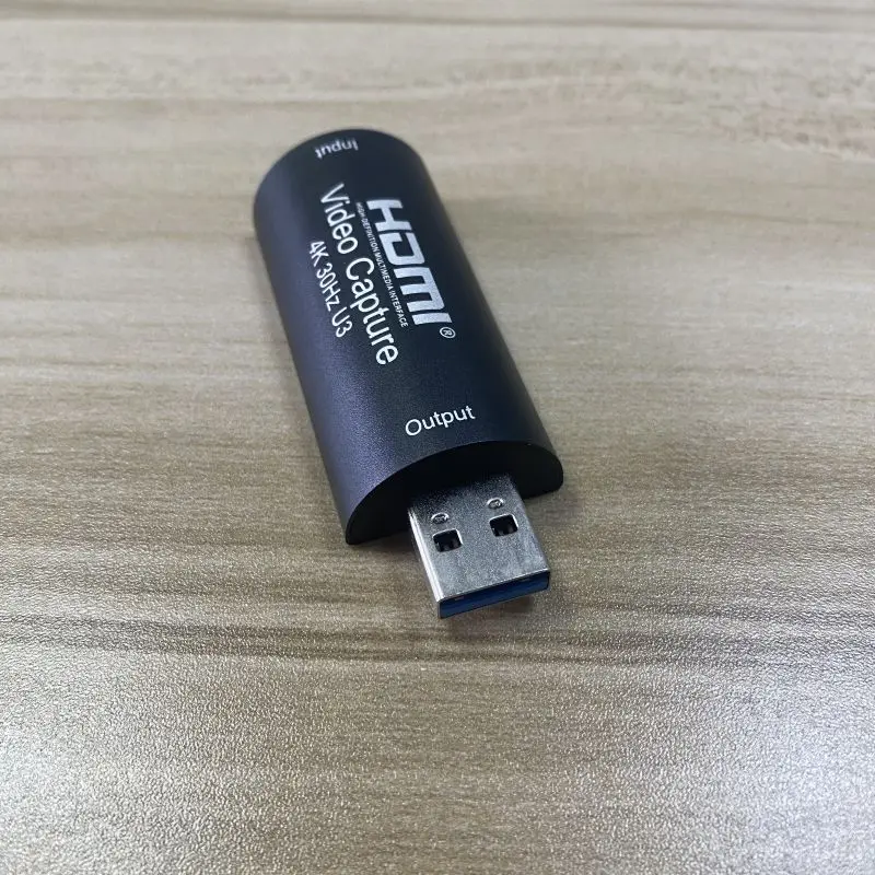 Input 4K@30Hz U3 HDMI to USB 3.0 HD Video Capture Recorder for Teaching