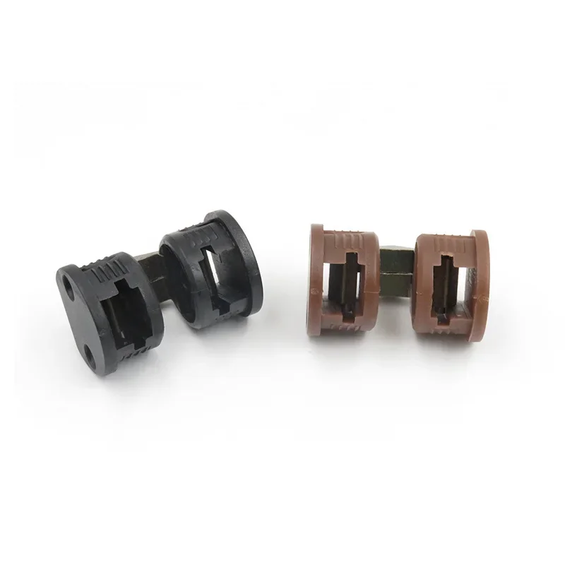 1pc Nylon Mini round hidden hinge screen wooden door hidden folding Small plastic hinge