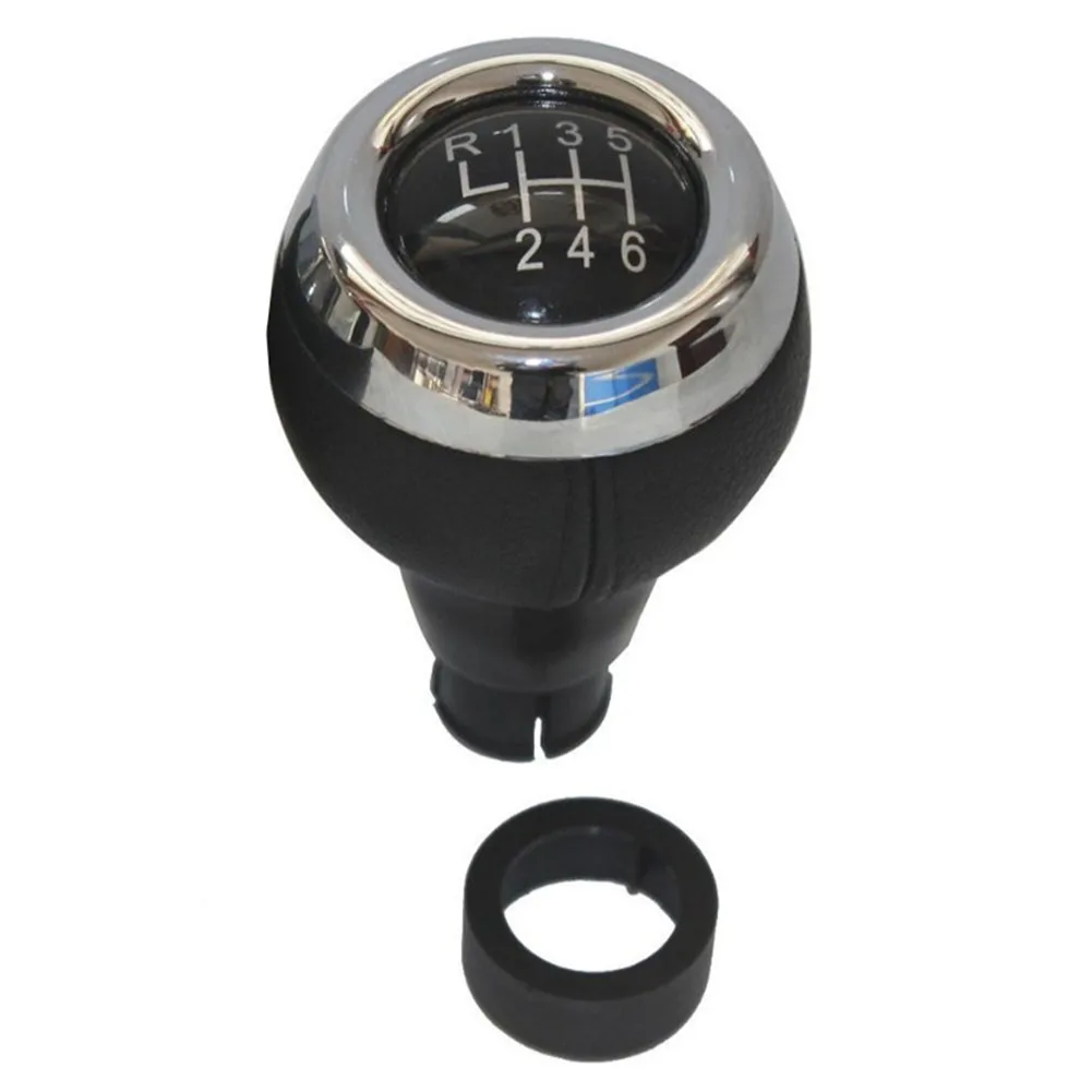 Upgrading Car Interior As Show 6 Speed Gear Shift Knob Car Gear Lever PU Leather Design Easy Installation Process