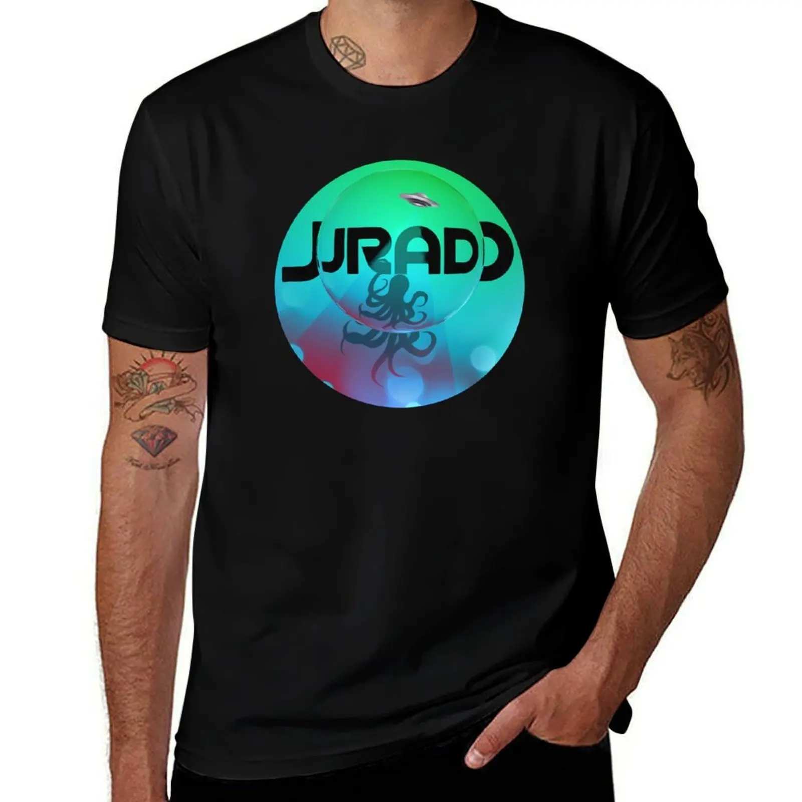 JRAD - Marble T-Shirt Casual Loose Fit Summer Tee Shirt