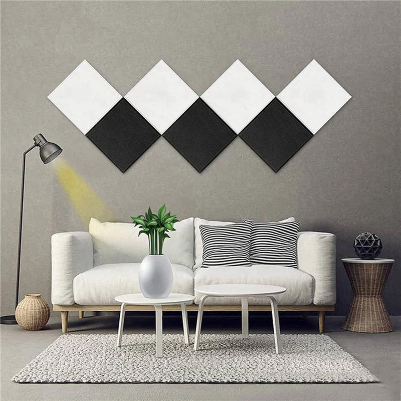 

CGDS-18 Pack Acoustic Panels High Density Soundproof Wall Panels Sound Absorbing Tiles For Recording Studio,Ceiling,Office