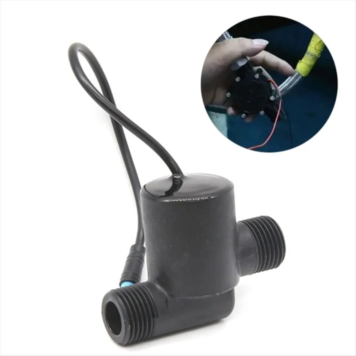 HGHO Micro-Type Water Generator Digital Display Faucet Household Smart Bathroom Digital Display Generator 4Points Screw