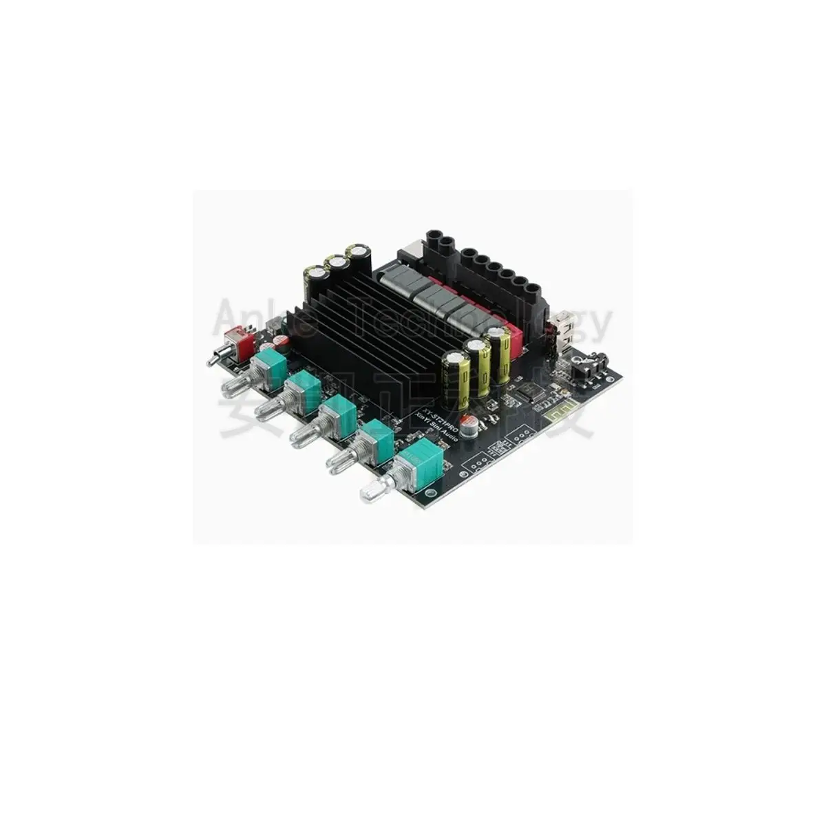 

XY-ST21PRO Bluetooth цифровой усилитель мощности модуль платы 2,1-канальный 100 Вт * 2 + 200 Вт сабвуфер TPA3221