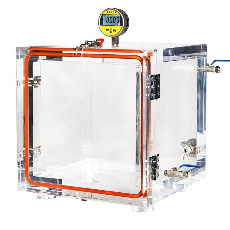

Laboratory vacuum box plexiglass drying isolation sealing acrylic stainless steel drying oven vacuum glove box