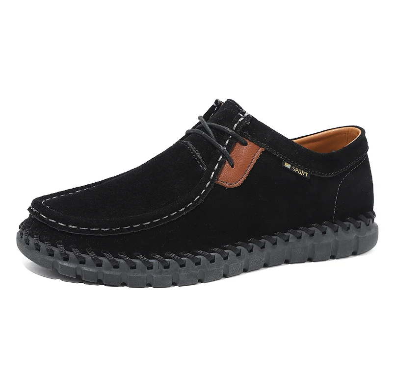 Mens casual shoes Soft sole Sewn seams Waterproof Wear resistant Comfortable  New model Best selling Highly crafted Damping
