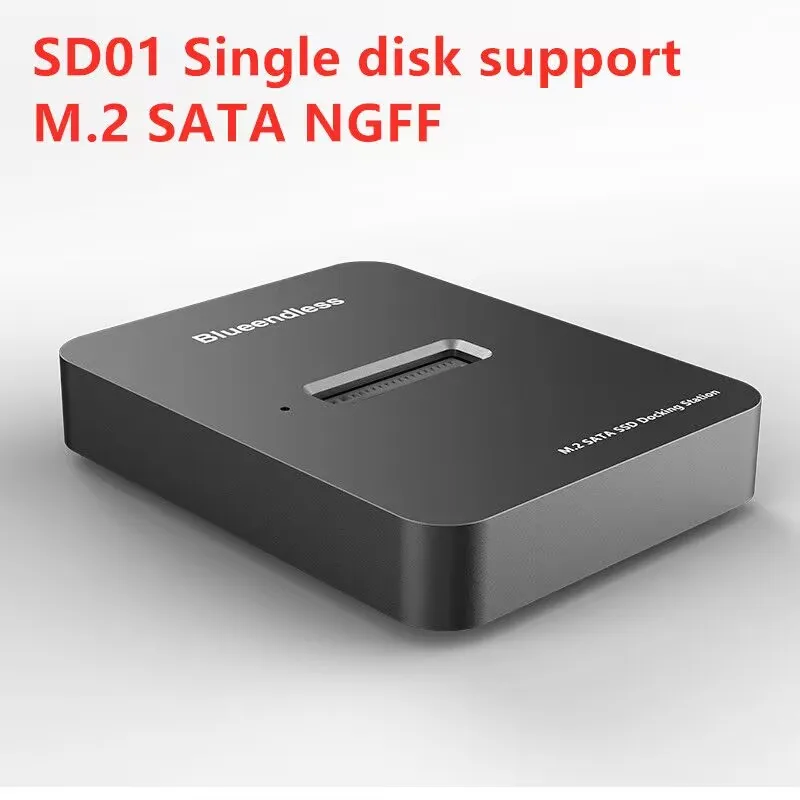 Blueendless m2 nvme dockingstation M sleutel usb m2 USB C SSD behuizing NVME en NGFF hdd SSD dockingstation Solid