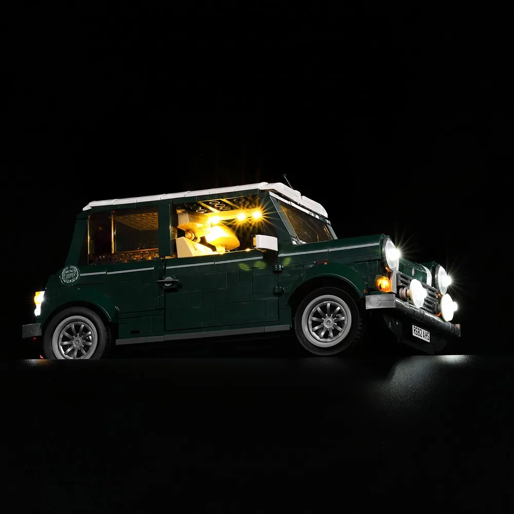 Kyglaring Led Light Kit For LEGO the mini copper bricks model Compatible With 10242 and 21002 blocks set (not include the car)
