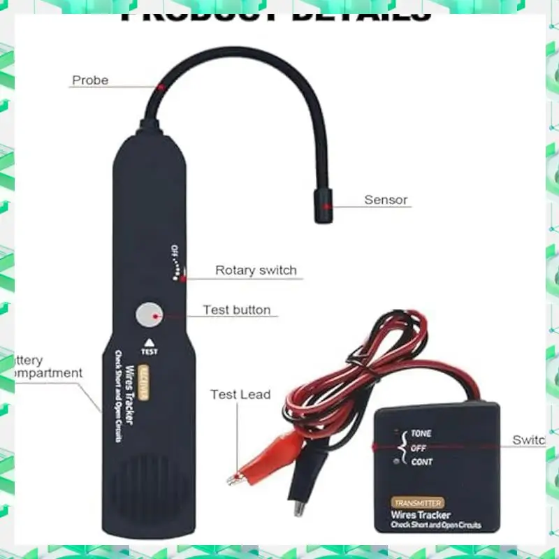 

FIZP Automotive Electrical Open Tester Automotive Electrical Open&Short Finder Circuit Tester Identifies Short Andopen Circuits