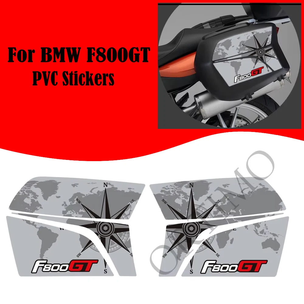 NEW For BMW F800GT F 800 F800 GT Motorcycle Stickers Decals Protector Tank Pad Grips Trunk Luggage Panniers Side Cases