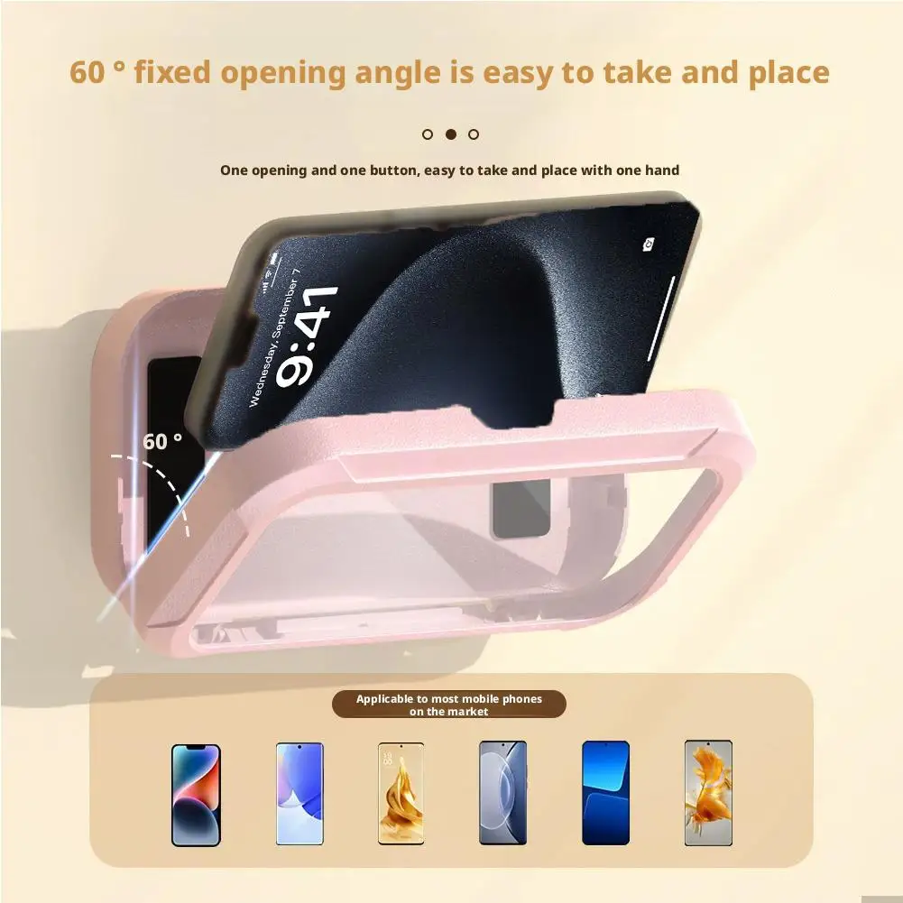 

Водонепроницаемый чехол для телефона в ванной комнате с высокочувствительным сенсорным экраном, вращающаяся подставка для душа, просмотра телевизора, масштабируемый дизайн