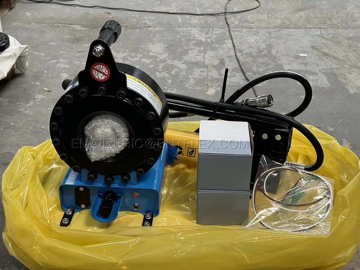High Precision 1 Inch 4SP Manual Hydraulic Hose Crimper, BNT-P18HPZ with 12 Sets of Dies