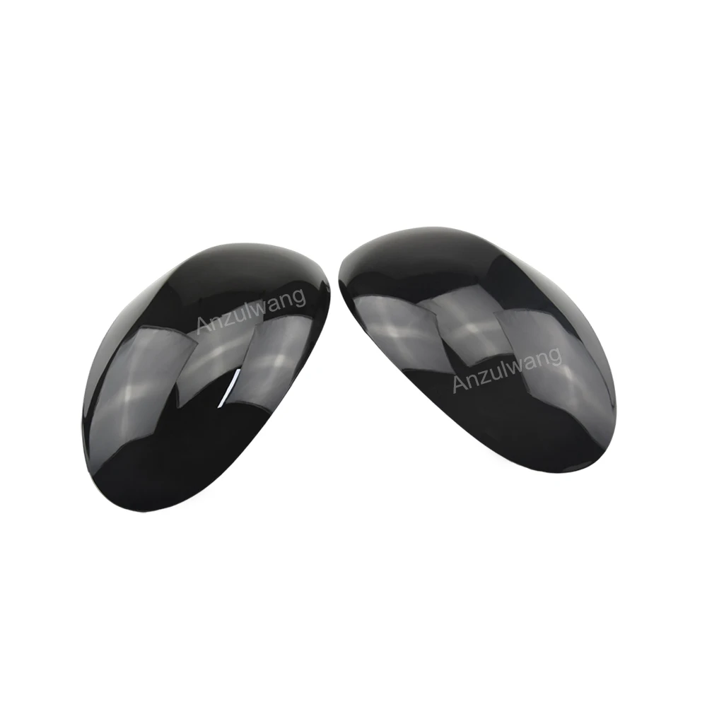 For Toyota AYGO 107CC For Citroen C1 2005-2014 Bright Black With Buckle Side Mirrors Caps Car Accessories Side Mirror Cover Cap