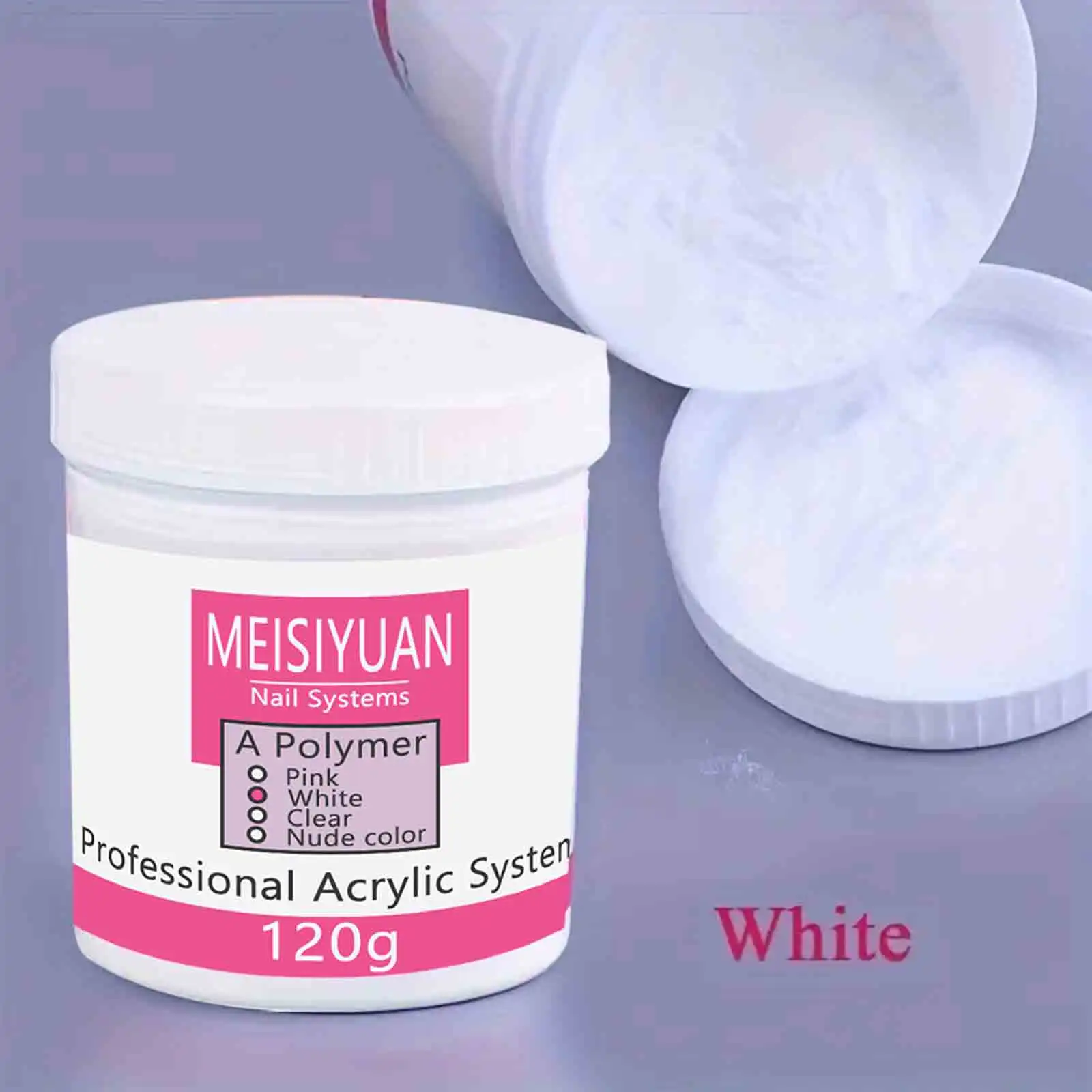 120g akrylpulver จนถึงเล็บ, เครื่องบดคริสตัล, udvidelig udskklbemiddel, diamant