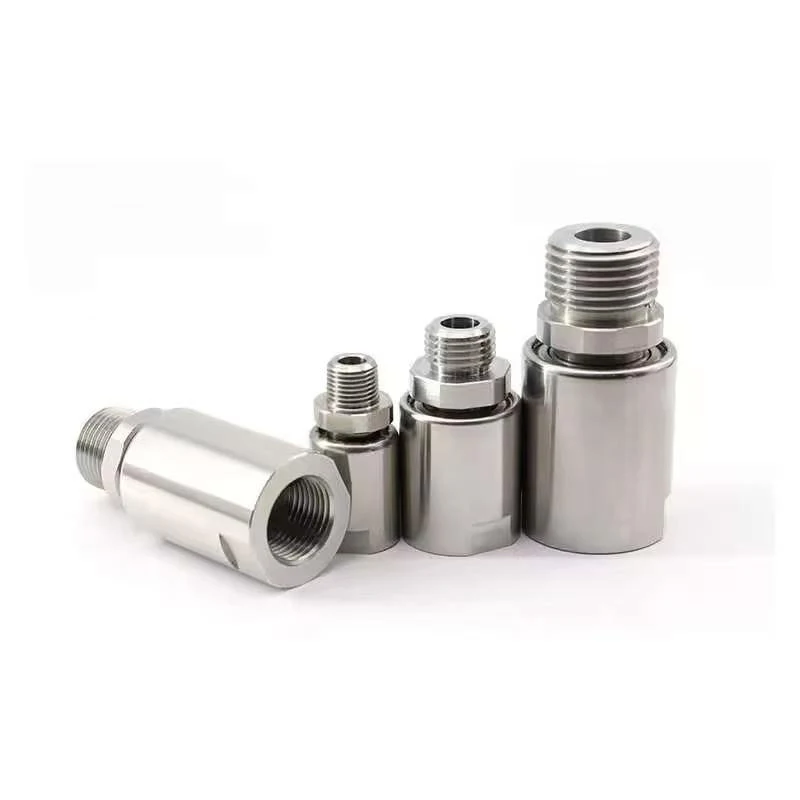 304 Stainless Steel Pneumatic Swivel Joint Rotary Union 360 Degree Male Thread Anti Tangling Universal