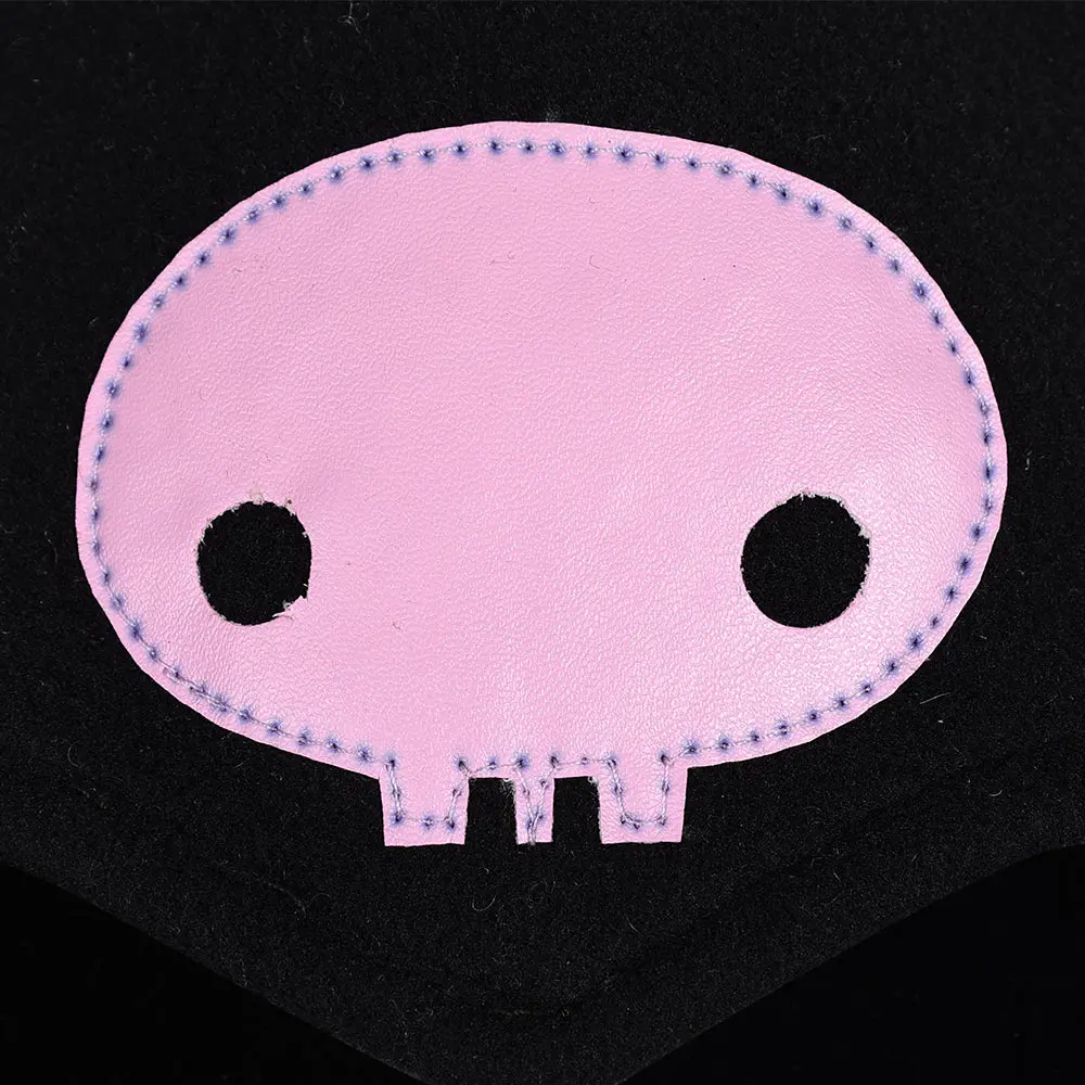 Anime Melody Cosplay Elf Black Pink Headgear Costume Outfit Accessories Adult Disguise Halloween Carnival Party Roleplay Props