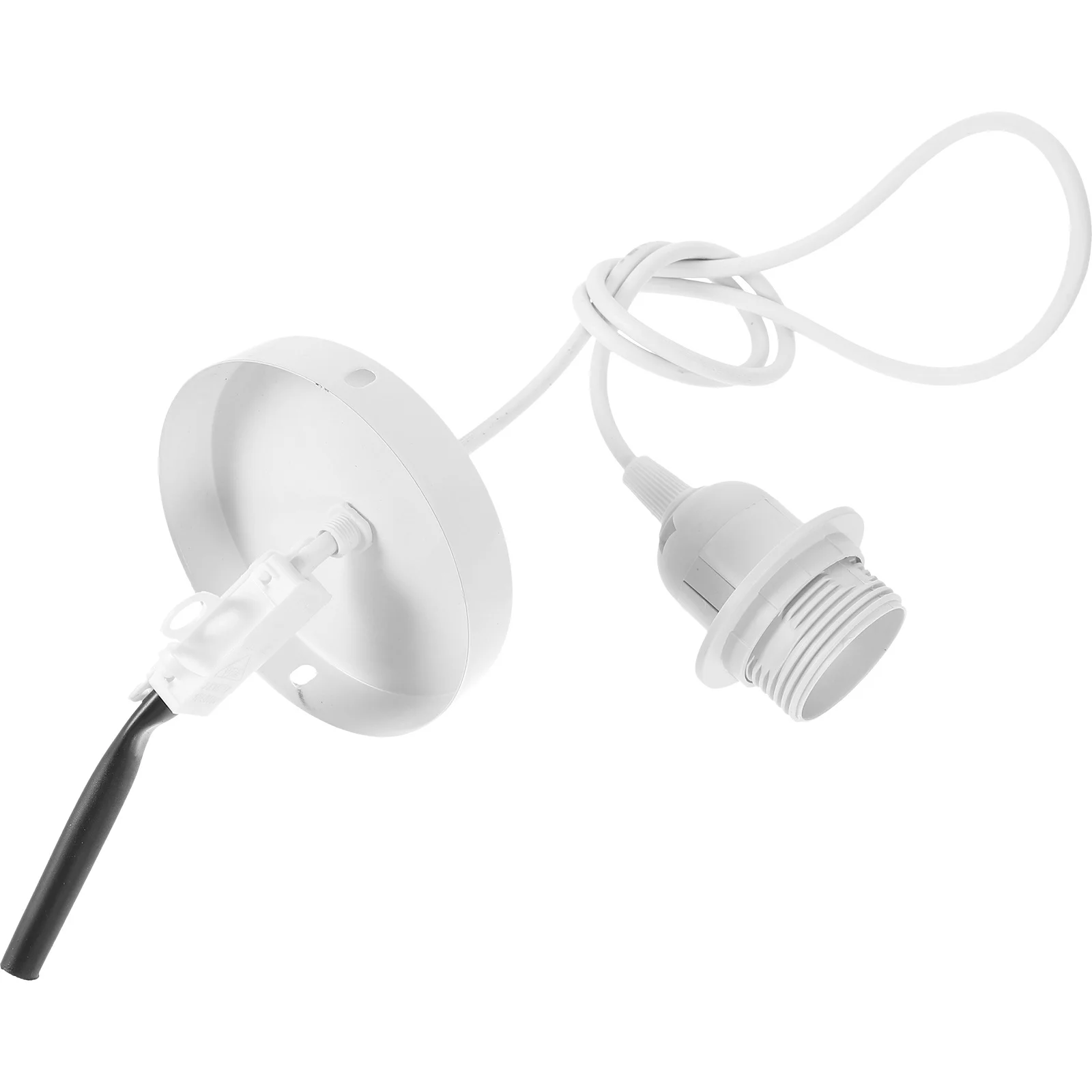 

E27 Vintage Pendant Lamp Holder Stable Bakelite Hanging Light Socket Ceiling Fixture Holder for Bedroom Office Bar Living Room
