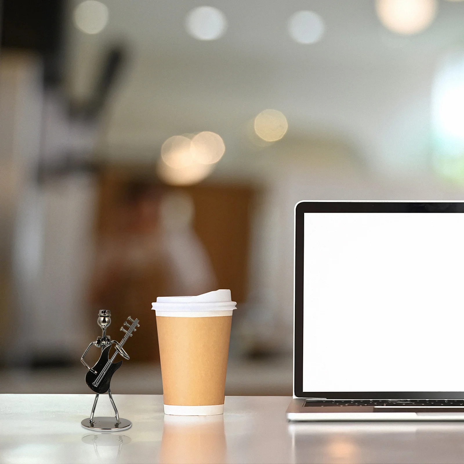 

5Pcs Iron Wire Girl Desktop Band Ornament Long-Lasting Iron Art Figure Decor Chic Tabletop Band Adornment Photography Prop