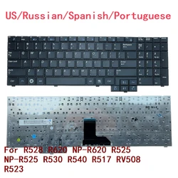 New US Russian Spanish Portuguese Laptop Keyboard For Samsung R528 R620 NP-R620 R525 NP-R525 R530 R540 R517 RV508 R523