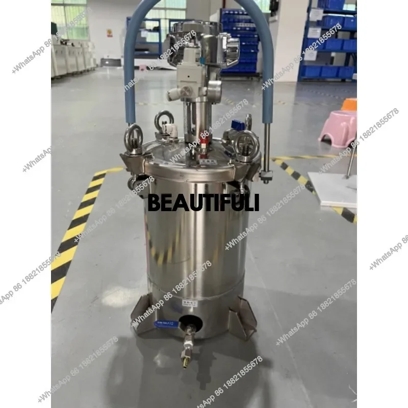 A55 Automatic Pneumatic Pressure Barrel Mixer, Stainless Steel Paint Spraying, Spray Tank