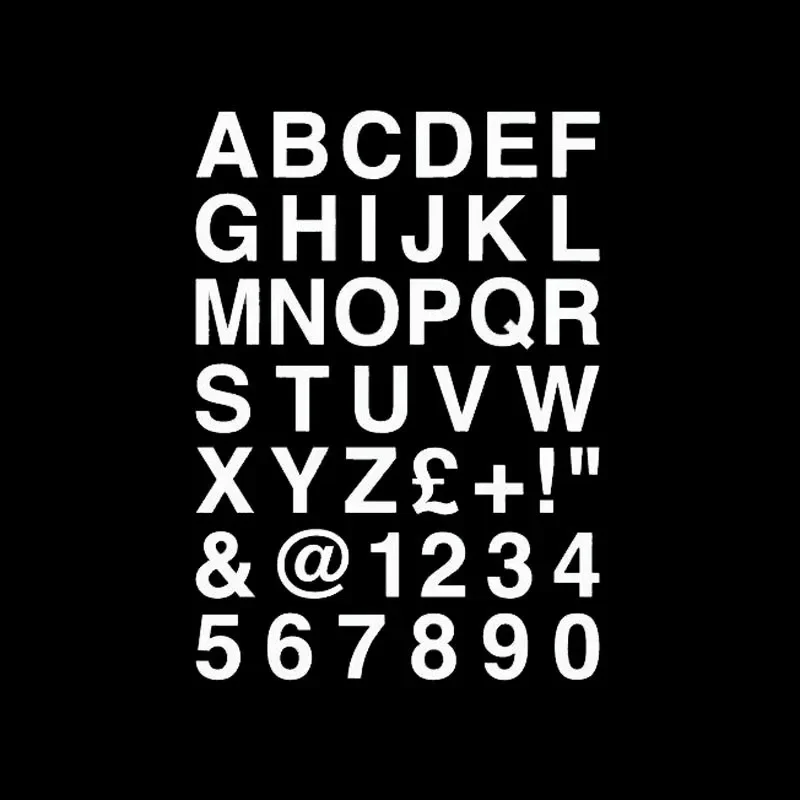 Car Sticker Personalized Custom Classic Letters and Numbers Automobile Body Waterproof Fashion Vinyl Decals,16cm*23cm