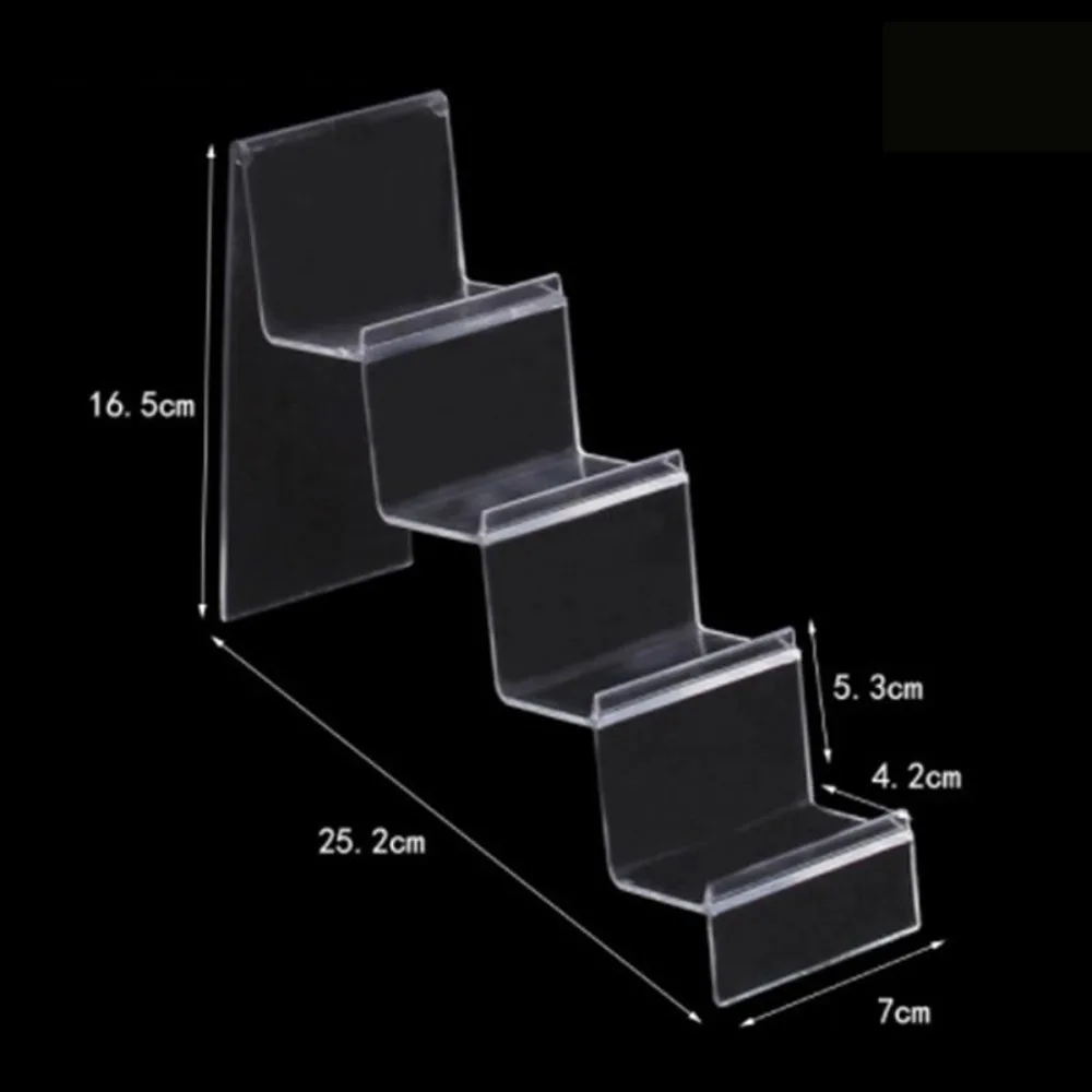 Durable Acrylic Cellphone Wallet Display Shelf Transparent Multilayers Glasses Rack Thickened Jewelry Display Stand