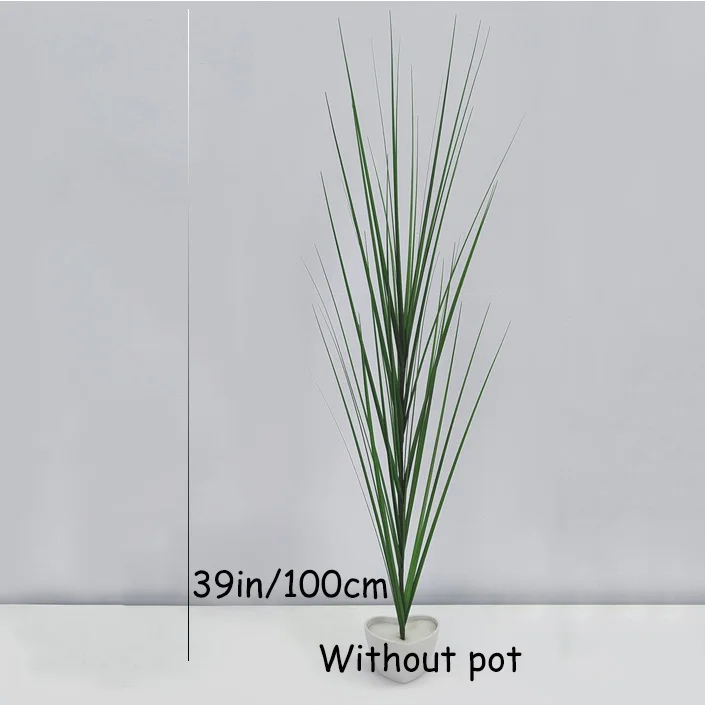 59in Kunstmatige Planten Ui Gras Groen Nep Struiken Nep Hoog Gras Kunstgras Plant Voor Thuis Outdoor Winkel Decor