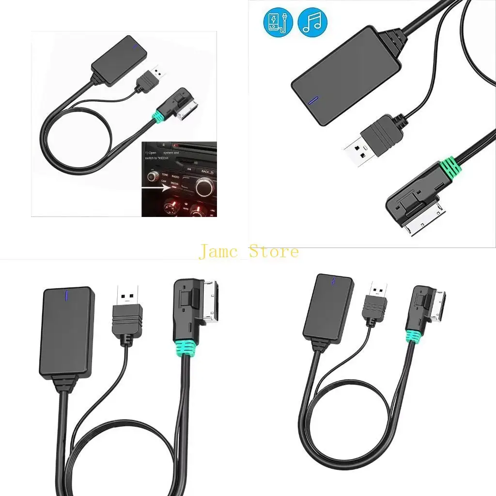 LX0B Lightweight Bluetooth-compatible Music Adapter With Noise less Sound And Simple 1 Button Operation