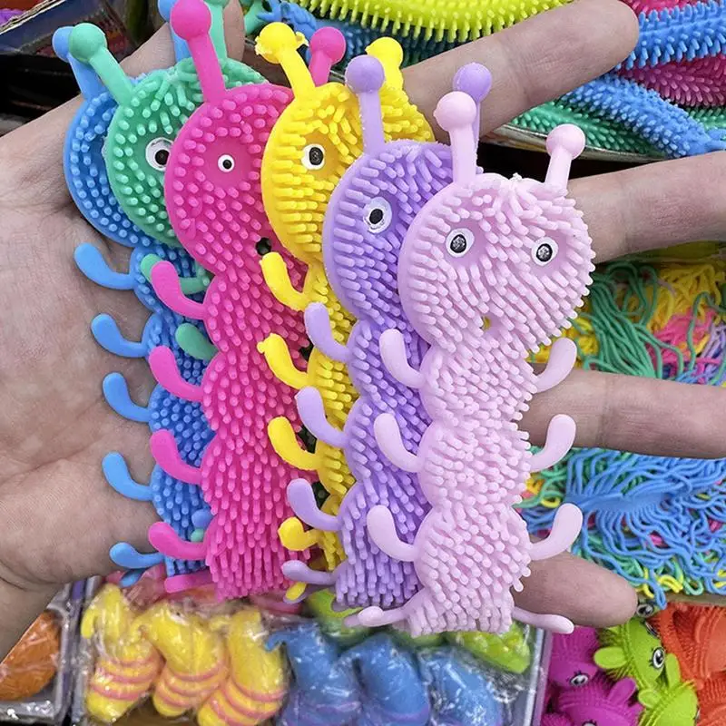 Worm Noodle Stretch String Silicone Rope Sqishy Anti Stress Toys String Fidget Autism Vent Toys Decompression Adults Kids Fun