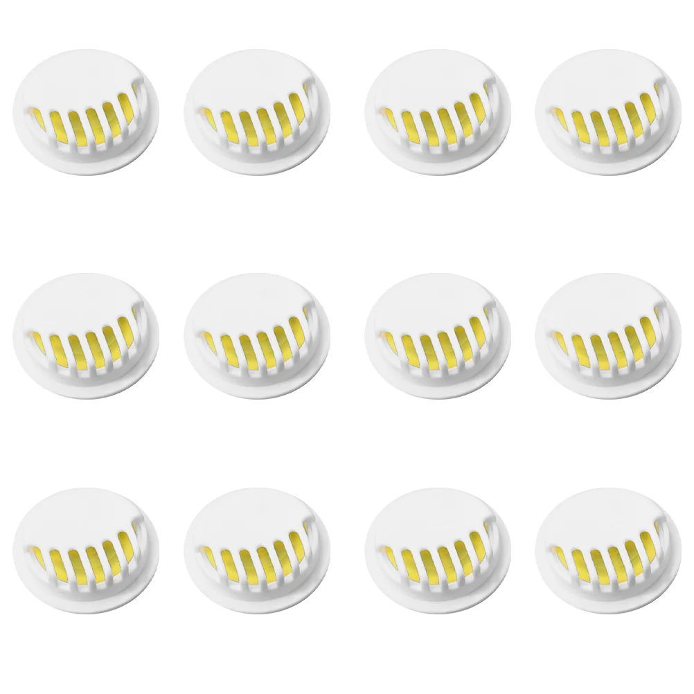 50 PCS Anti Pollution Face Cover Filter Replacement for Mask Breathing Valve White