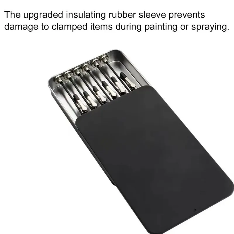 Model Painting Stand Base Holder Alligator Clip Sticks Magnetic Bendable Hooks Clips for Airbrush Spray Hobby DIY Model Crafting